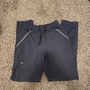 Cherokee Statement Scrubs with Rose Gold Zipper